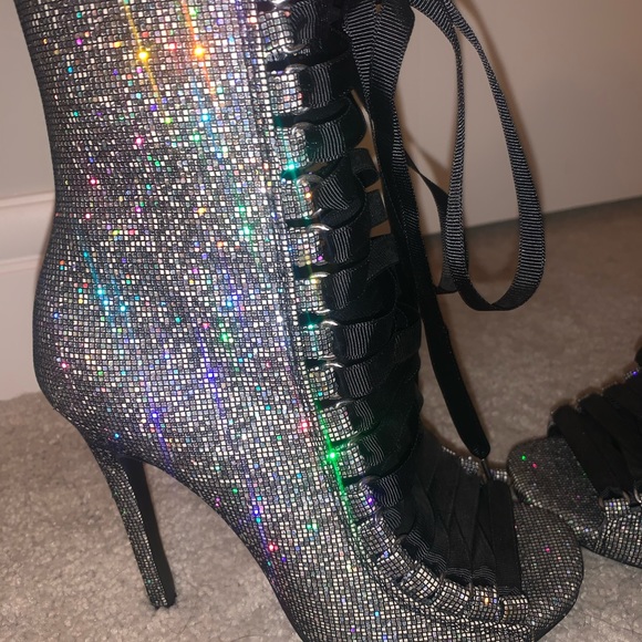 Steve Madden Shoes Steve Madden Glitter Boots Poshmark